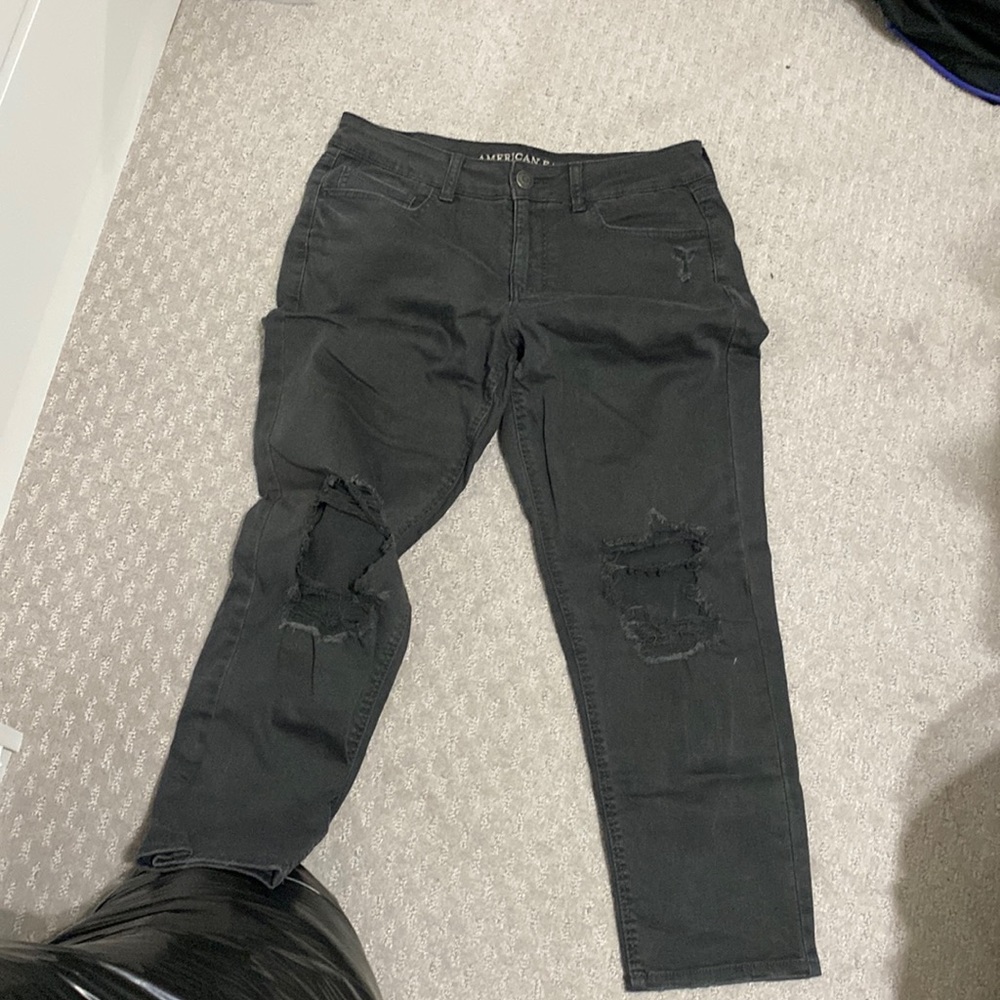 Grey jeans